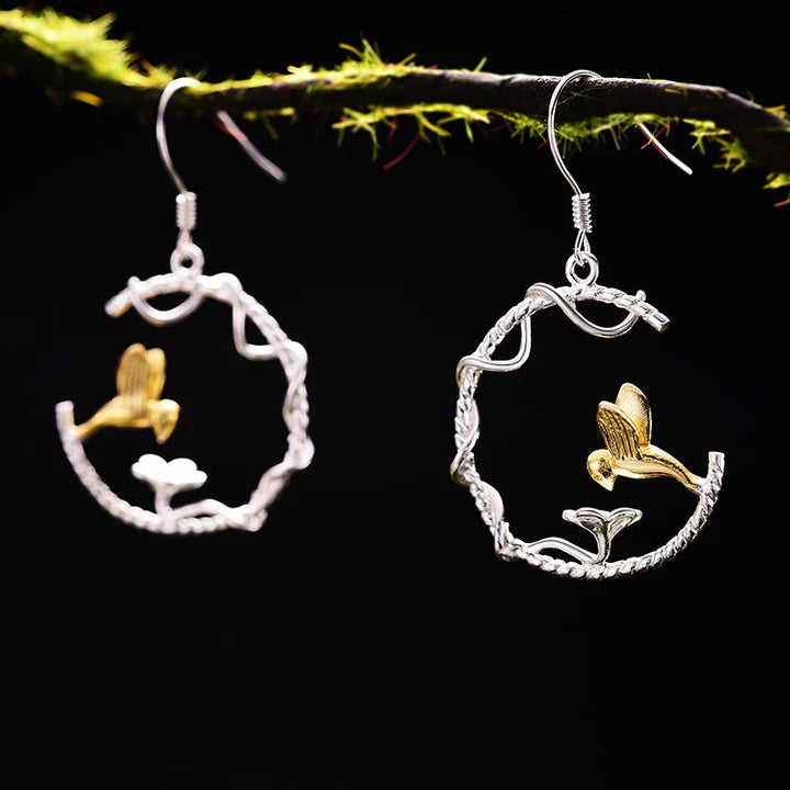 PRINCESENSE HUMMINGBIRD EARRING