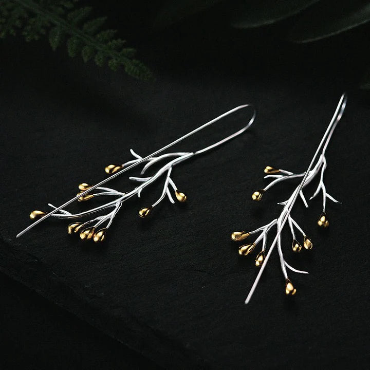 PRINCESENSE AUTUMN TREE BRANCH EARRING