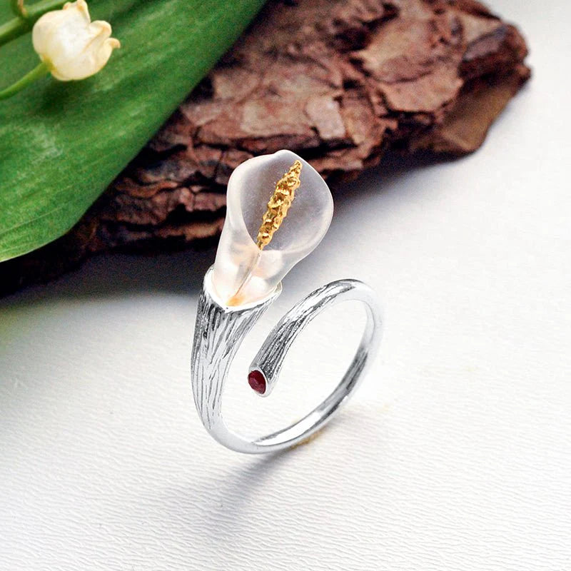 PRINCESENSE CALLA LILY RING