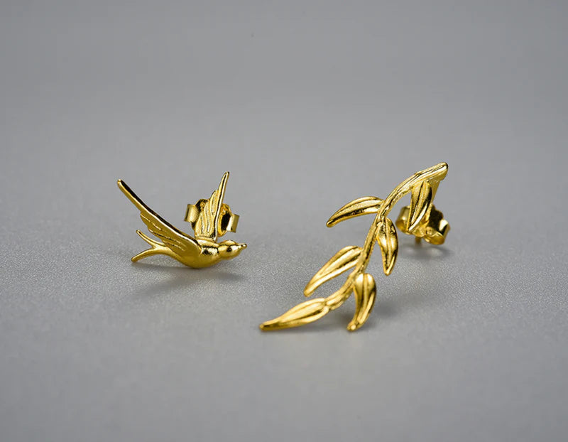 PRINCESENSE SWALLOW WILLOW EARRING