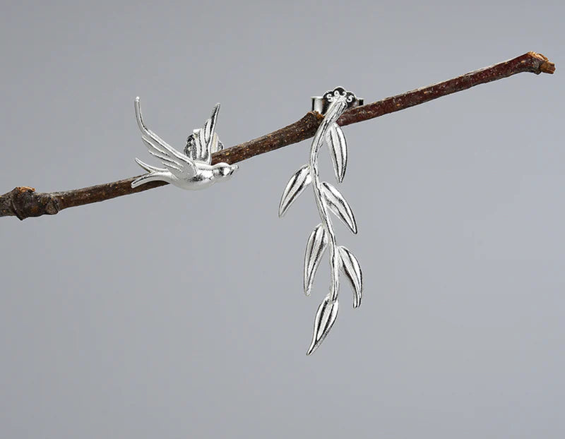 PRINCESENSE SWALLOW WILLOW EARRING