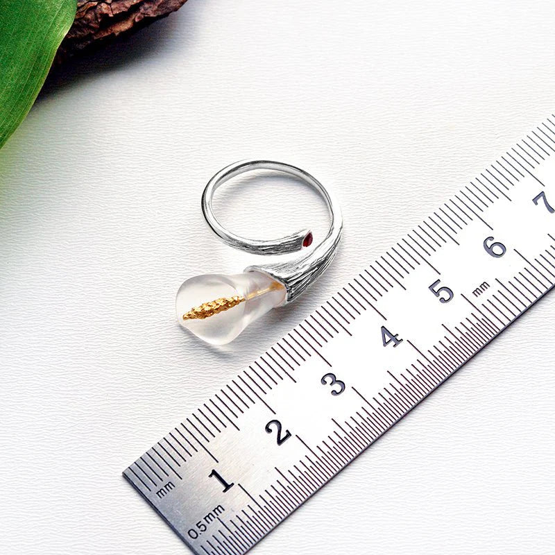 PRINCESENSE CALLA LILY RING