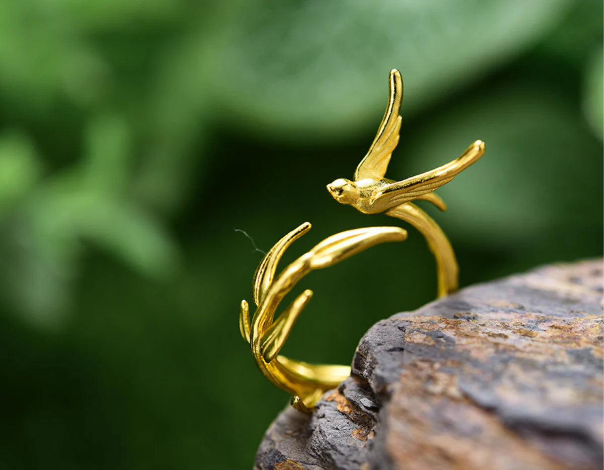 PRINCESENSE SWALLOW WILLOW RING