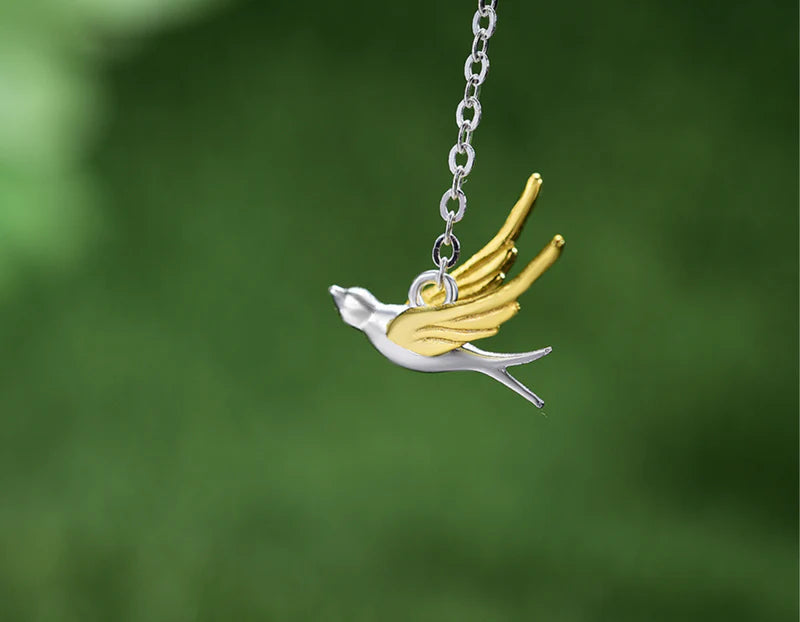 PRINCESENSE SWALLOW WILLOW NECKLACE