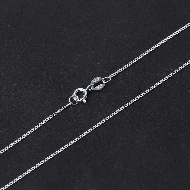 PRINCESENSE 925 STERLING SILVER NECKLACE CHAIN 2