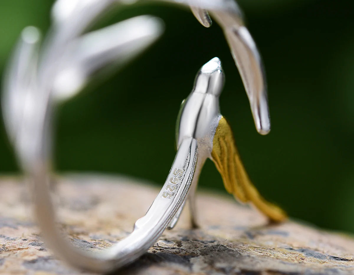 PRINCESENSE SWALLOW WILLOW RING