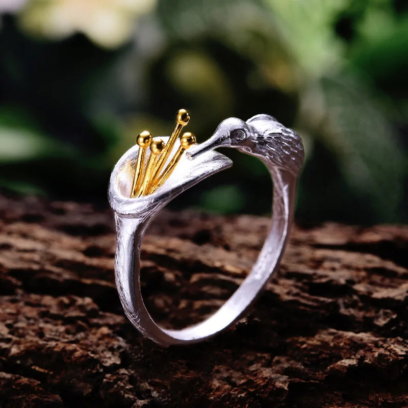 PRINCESENSE HUMMINGBIRD RING