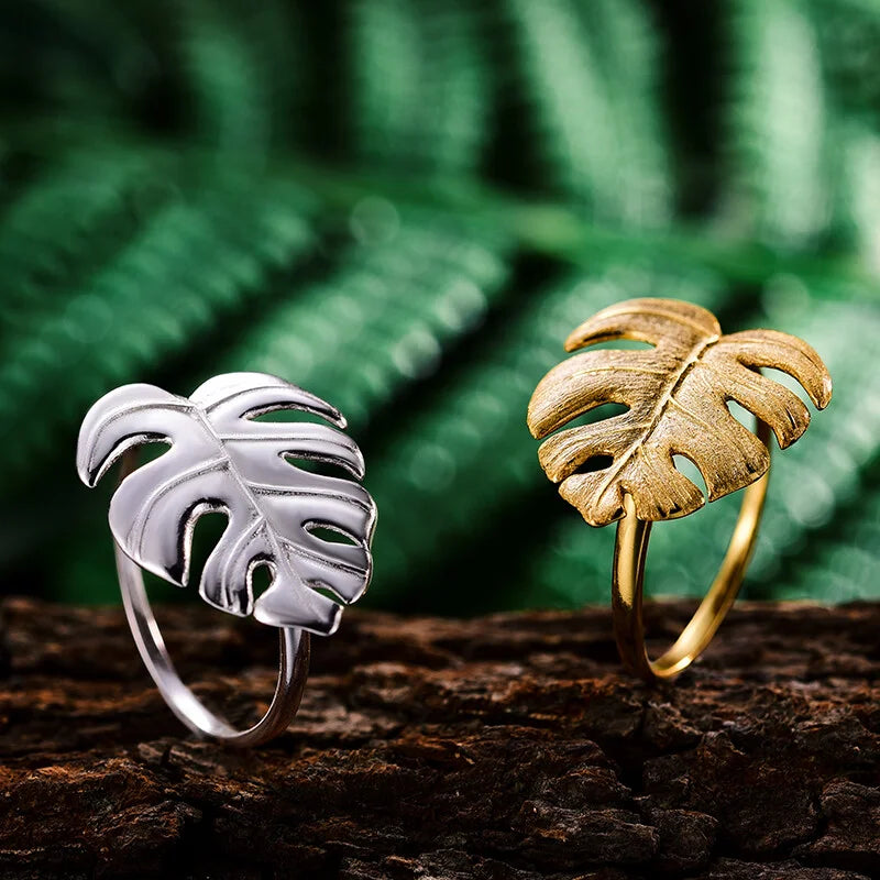 PRINCESENSE MONSTERA LEAF RING