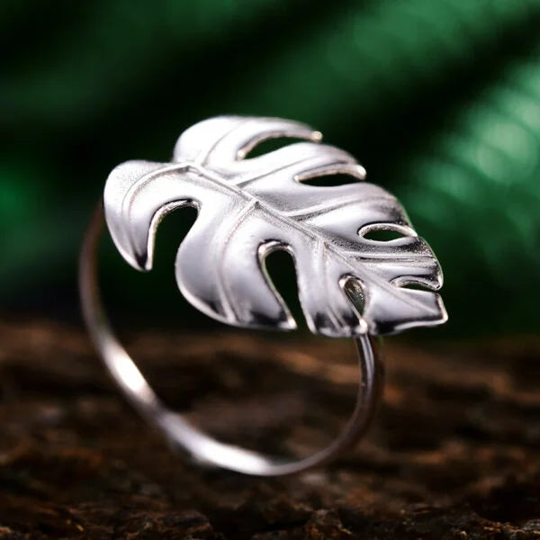 PRINCESENSE MONSTERA LEAF RING