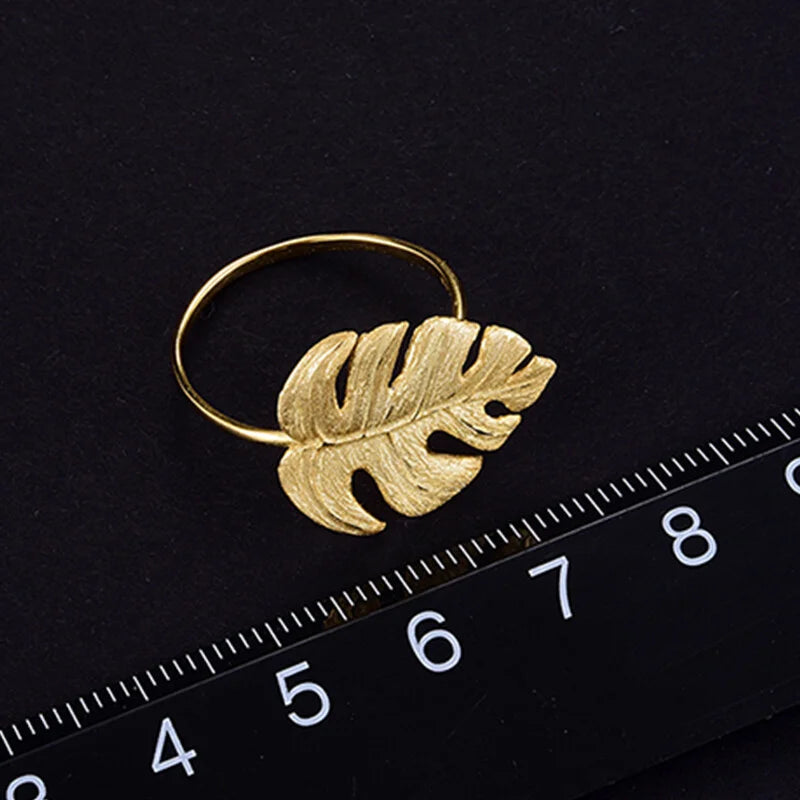 PRINCESENSE MONSTERA LEAF RING