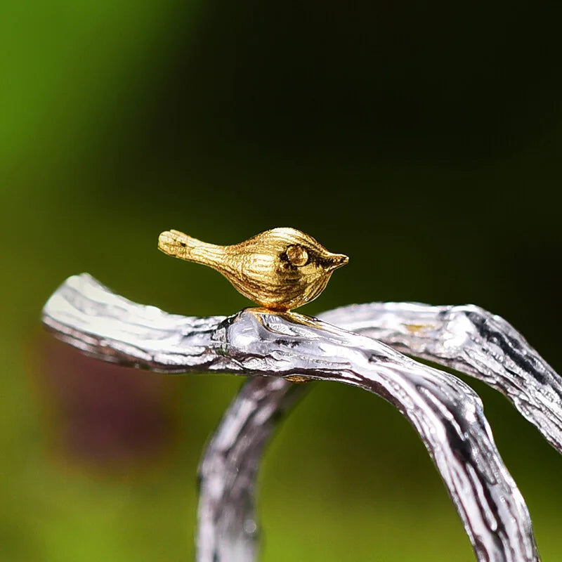 PRINCESENSE BIRDS ON BRANCH RING