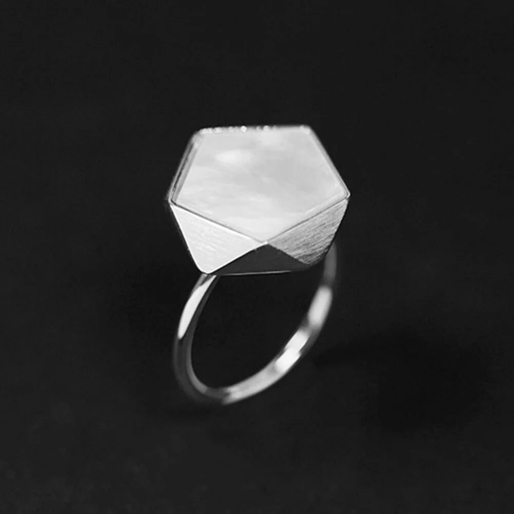 PRINCESENSE PENTAGON GEOMETRIC RING