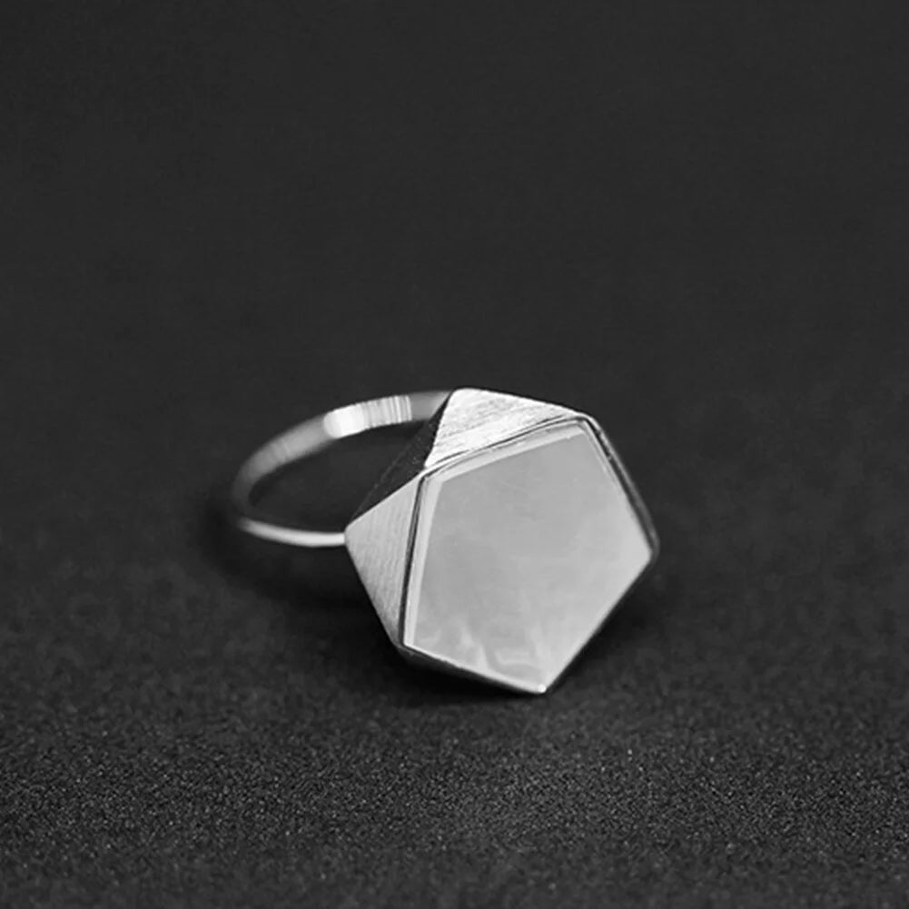 PRINCESENSE PENTAGON GEOMETRIC RING