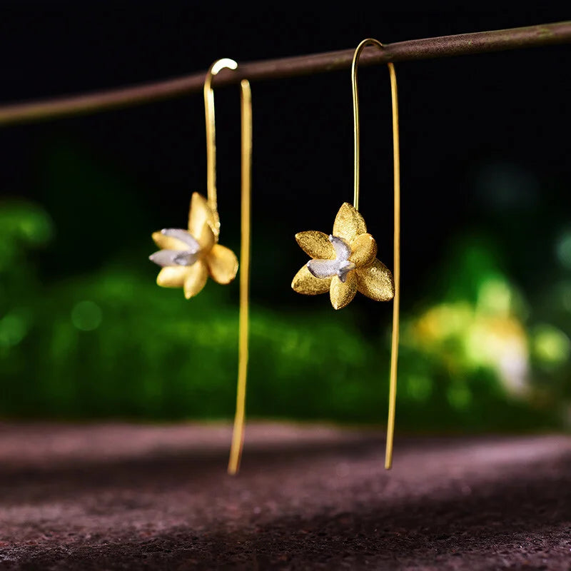 PRINCESENSE BLOOMING ORCHIDS EARRING