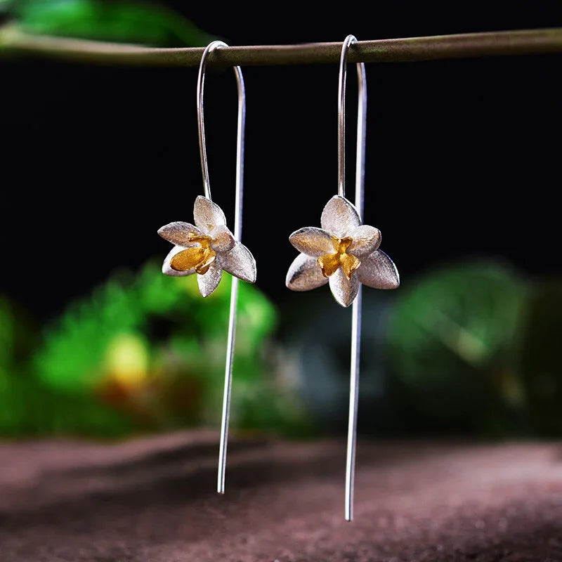 PRINCESENSE BLOOMING ORCHIDS EARRING