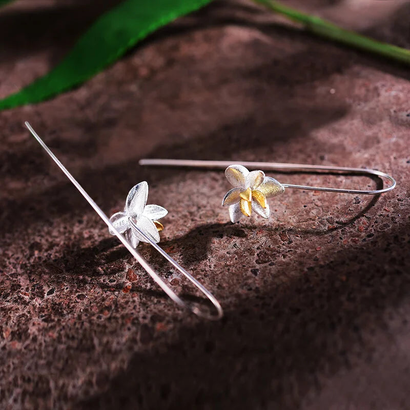 PRINCESENSE BLOOMING ORCHIDS EARRING