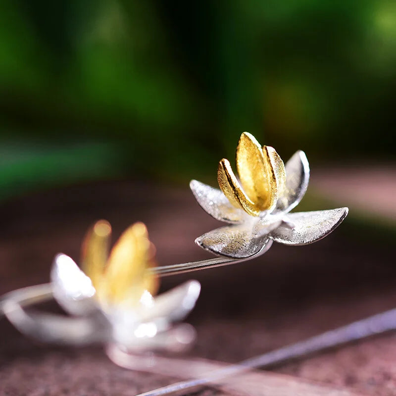 PRINCESENSE BLOOMING ORCHIDS EARRING