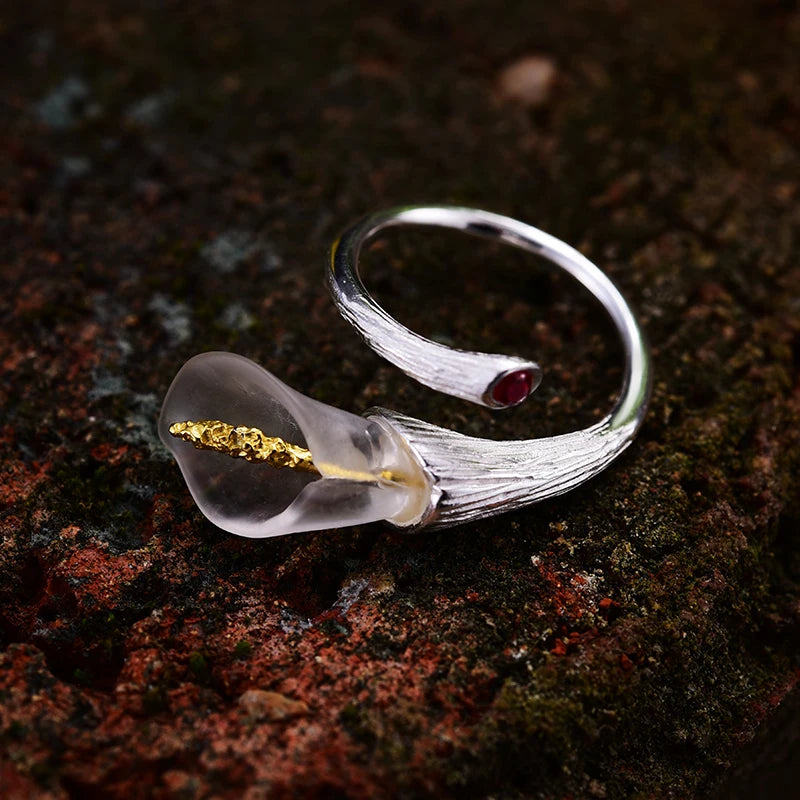 PRINCESENSE CALLA LILY RING