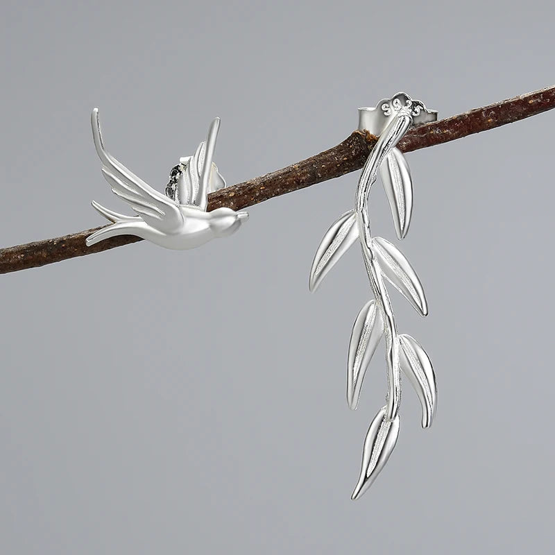 PRINCESENSE SWALLOW WILLOW EARRING