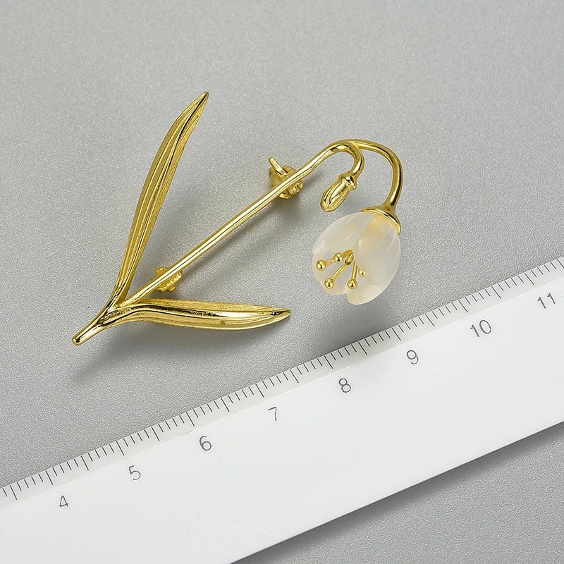 PRINCESENSE LILY OF THE VALLEY BROOCH