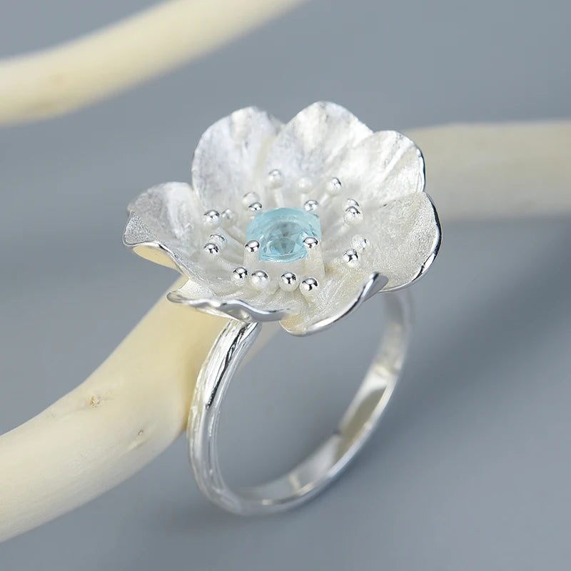 PRINCESENSE BLOOMING ANEMONE FLOWER RING