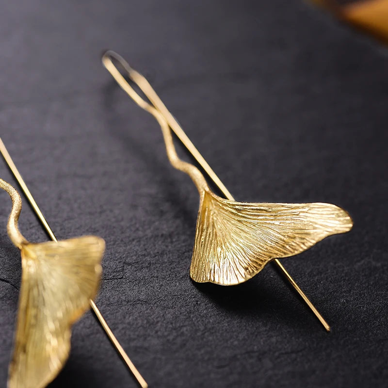 PRINCESENSE GINKGO LEAF JEWELRY SET