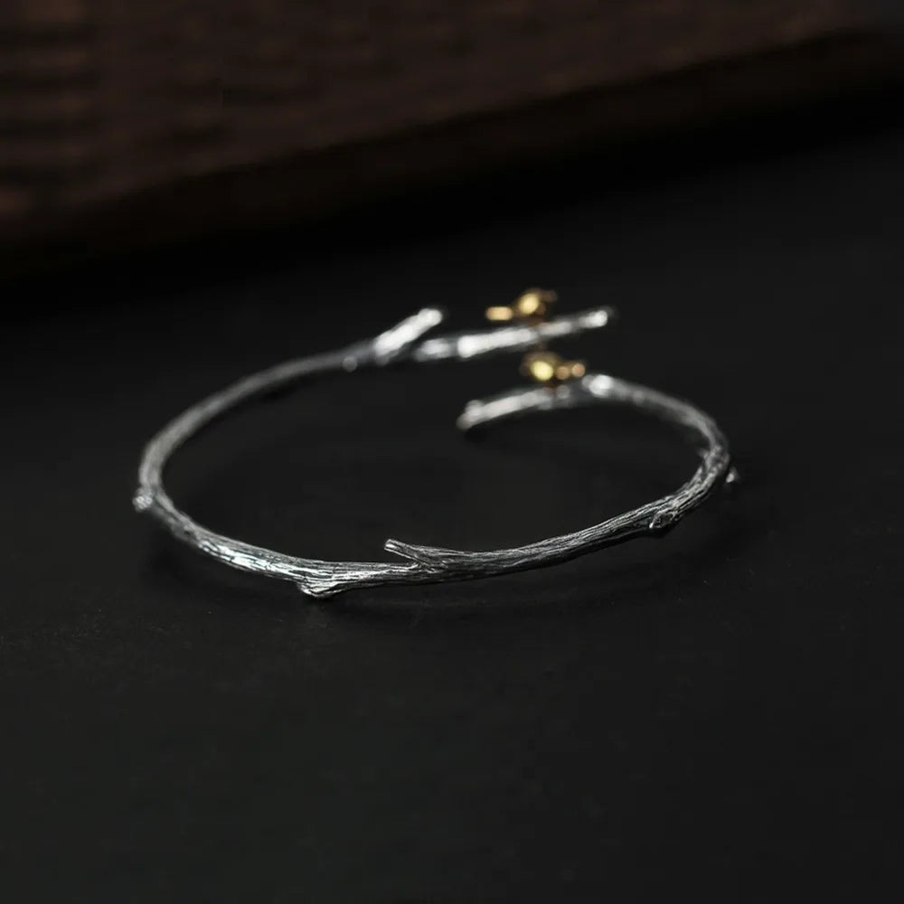 PRINCESENSE BIRDS ON BRANCH BANGLE