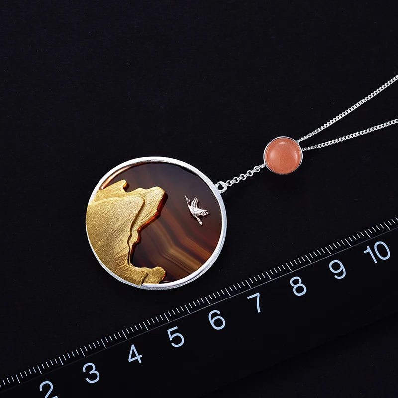 PRINCESENSE SUNSET MOUNTAIN PENDANT