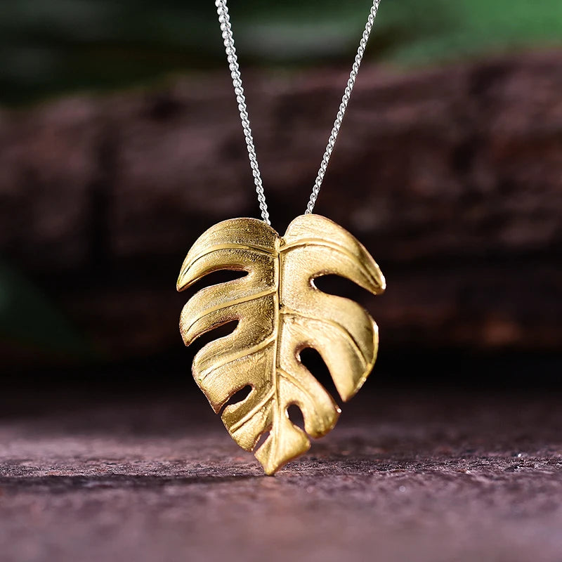 PRINCESENSE MONSTERA LEAVES JEWELRY SET