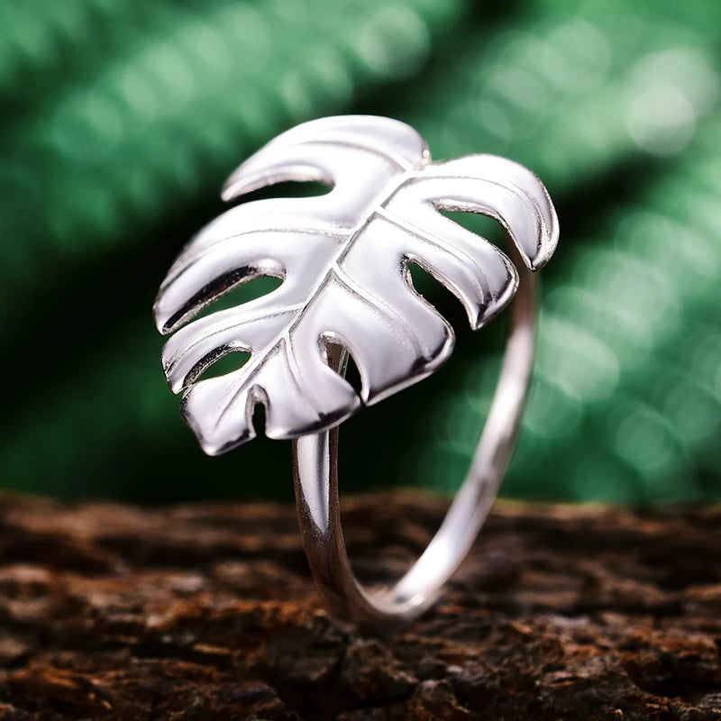 PRINCESENSE MONSTERA LEAF RING