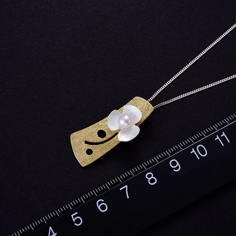 PRINCESENSE PEARL CLOVER PENDANT