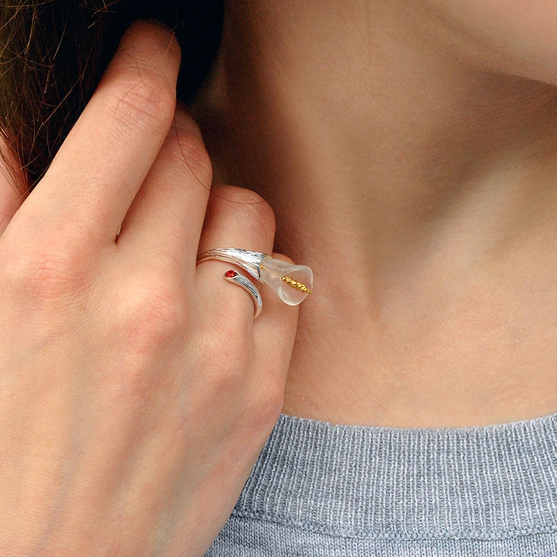 PRINCESENSE CALLA LILY RING