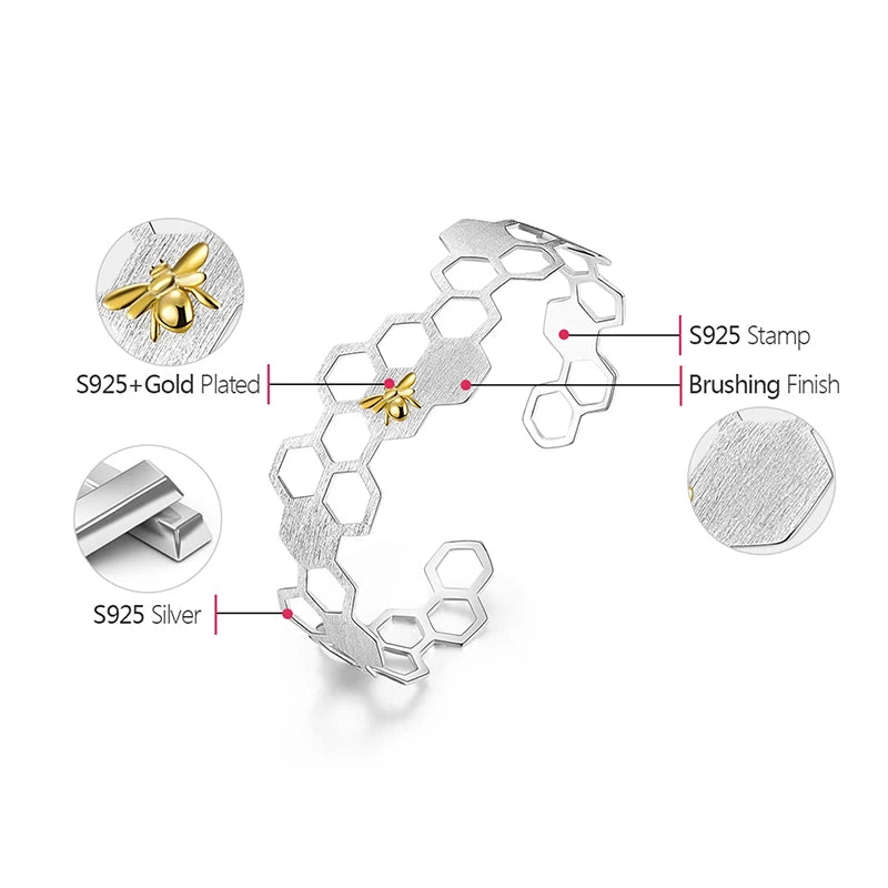 PRINCESENSE HONEYCOMB BANGLE