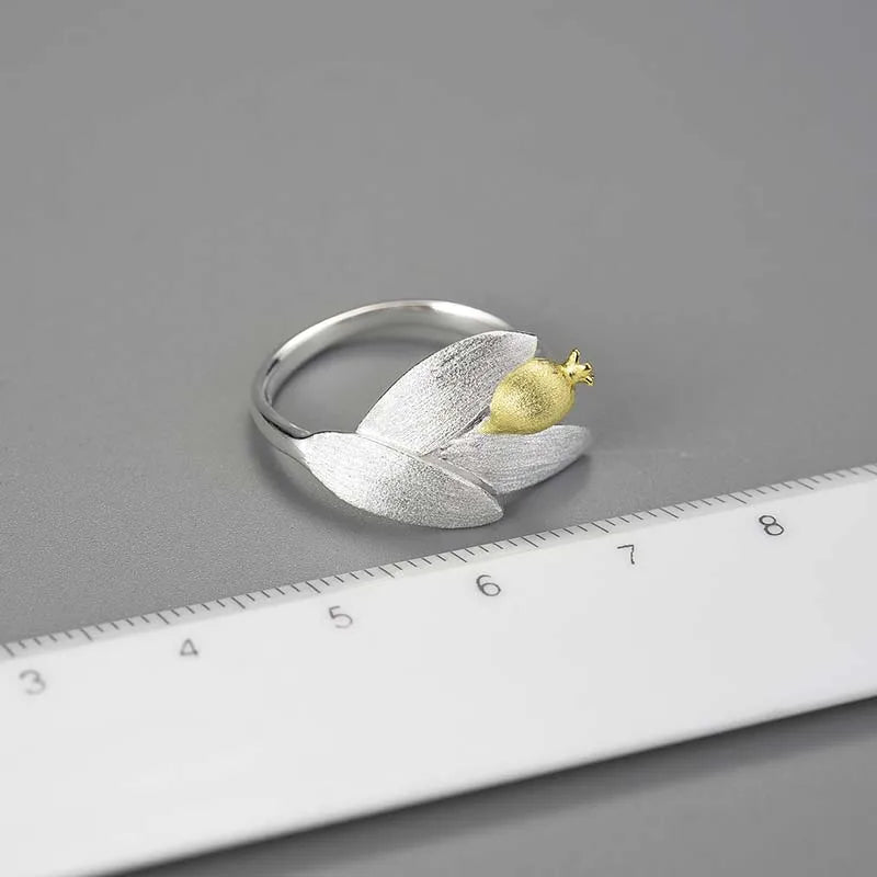 PRINCESENSE POMEGRANATE BRANCH RING