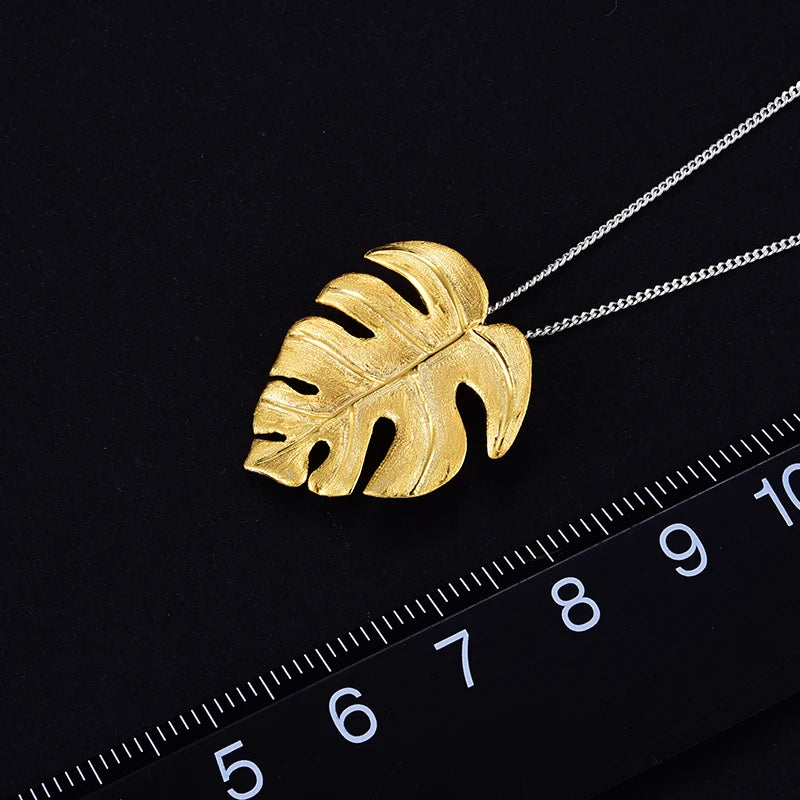 PRINCESENSE MONSTERA LEAVES JEWELRY SET