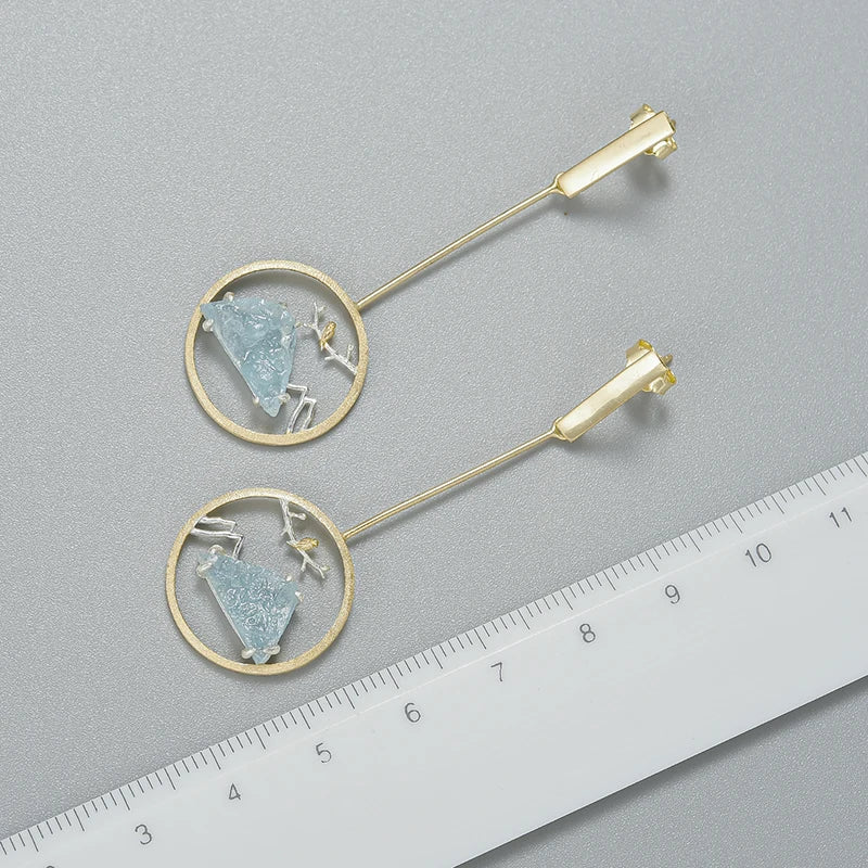 PRINCESENSE BLUE MOUNTAIN EARRING