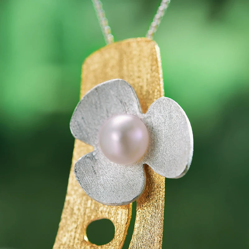 PRINCESENSE PEARL CLOVER PENDANT