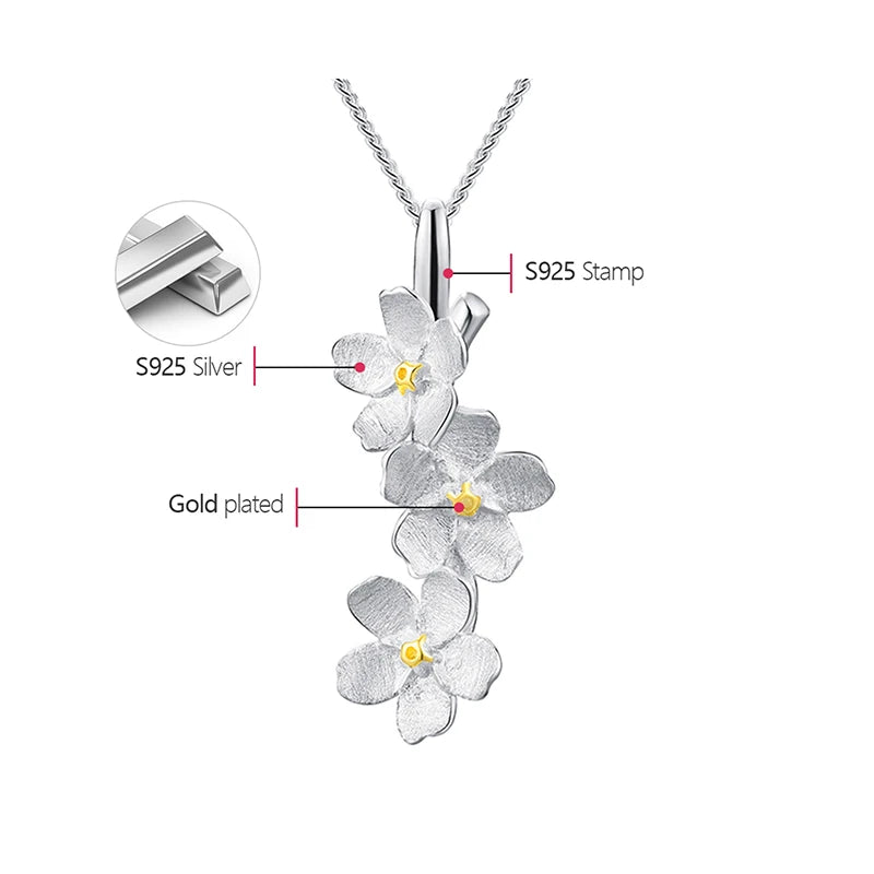 PRINCESENSE DAISY FLOWER NECKLACE