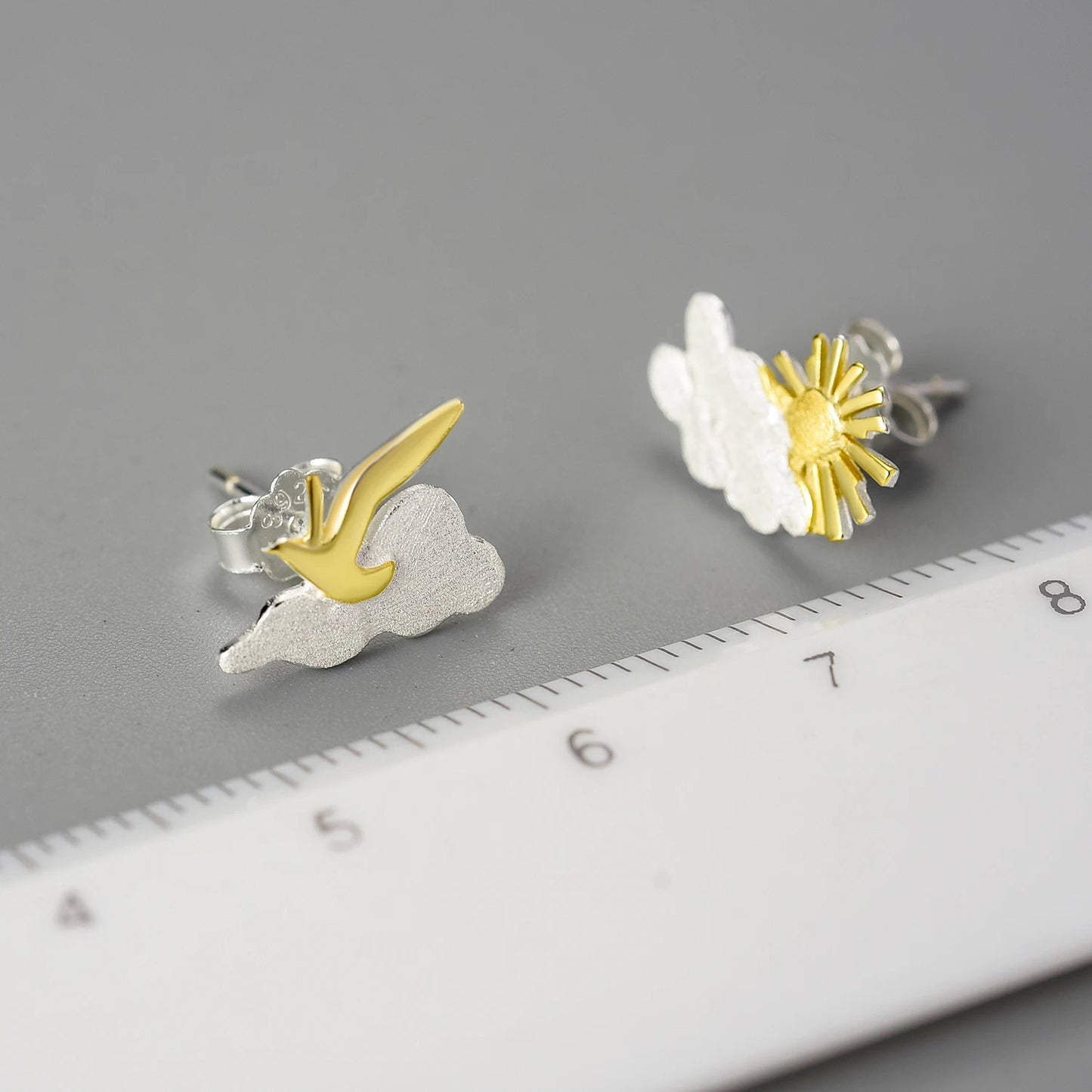 PRINCESENSE SUNRISE MOMENT BIRD EARRING