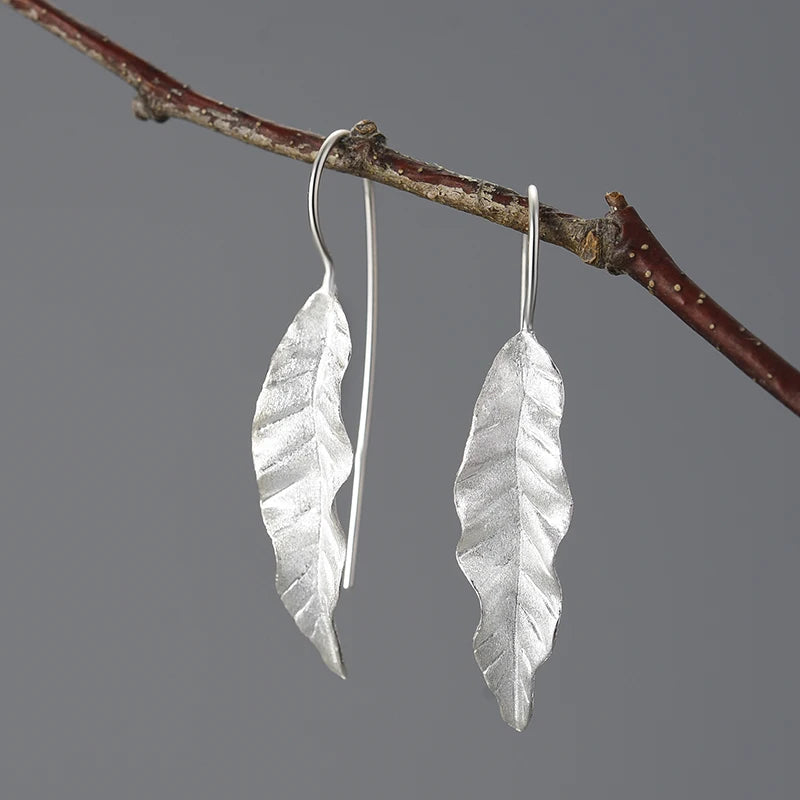 PRINCESENSE SUMMER LEAF EARRINGS