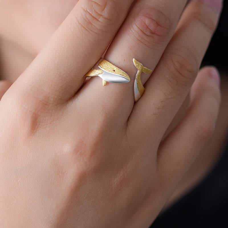 PRINCESENSE WHALE RING