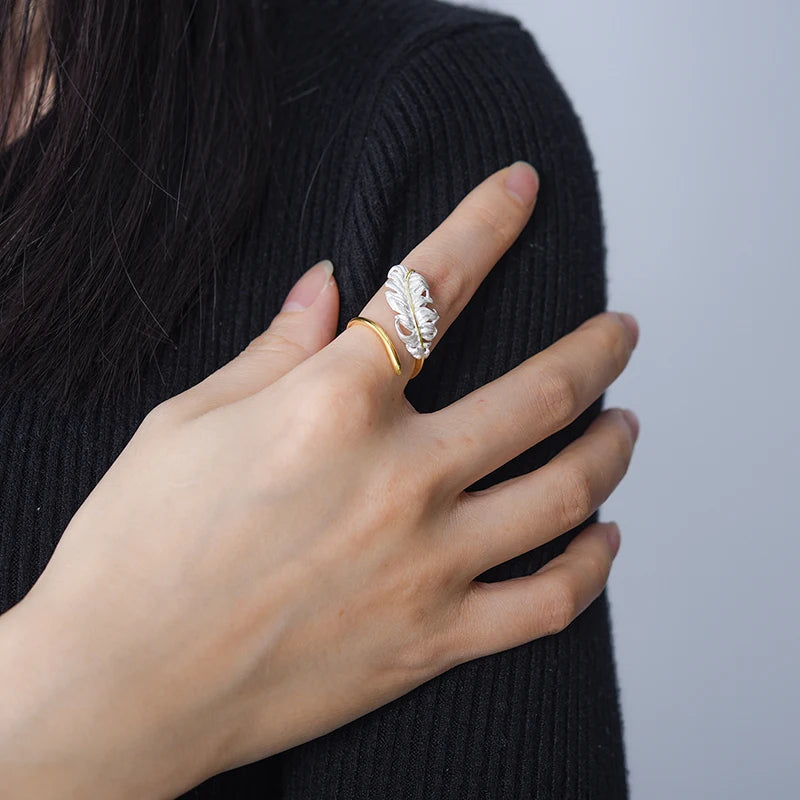 PRINCESENSE GOOSE FEATHER RING