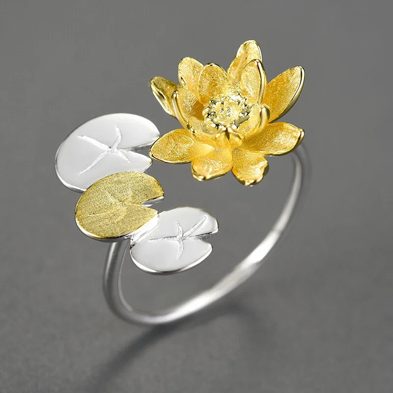 PRINCESENSE WATER LILY FLOWER RING