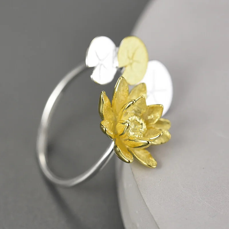 PRINCESENSE WATER LILY FLOWER RING