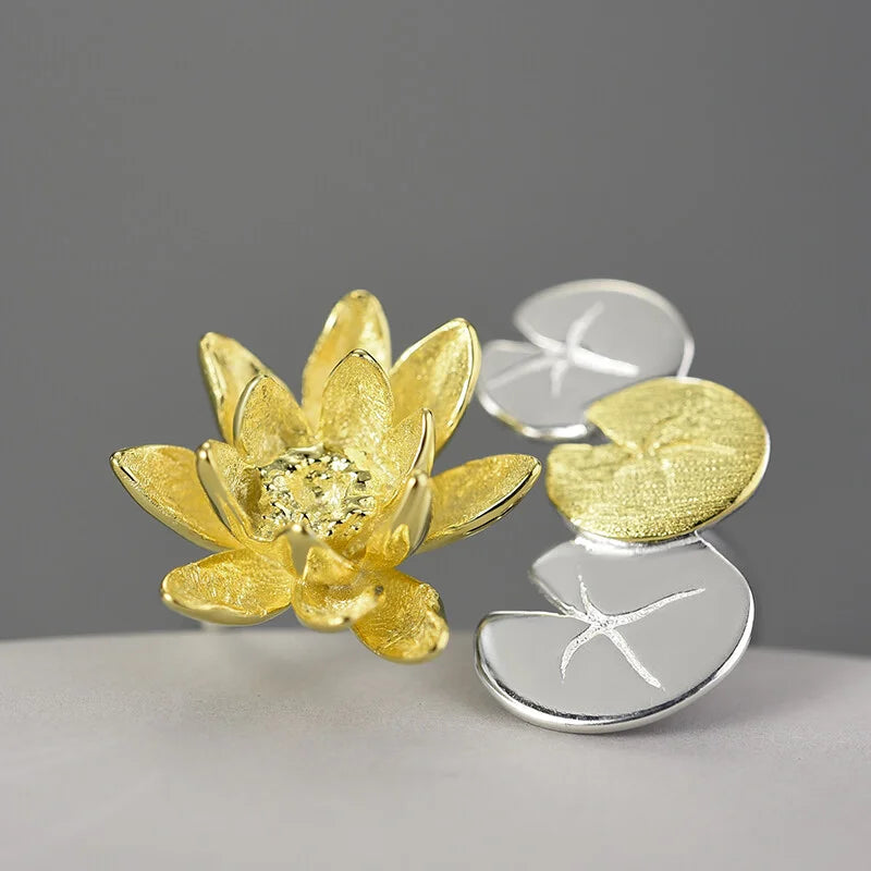 PRINCESENSE WATER LILY FLOWER RING