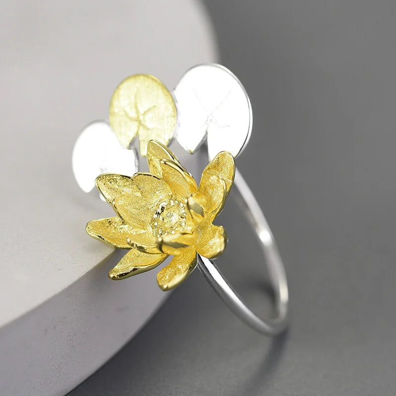 PRINCESENSE WATER LILY FLOWER RING