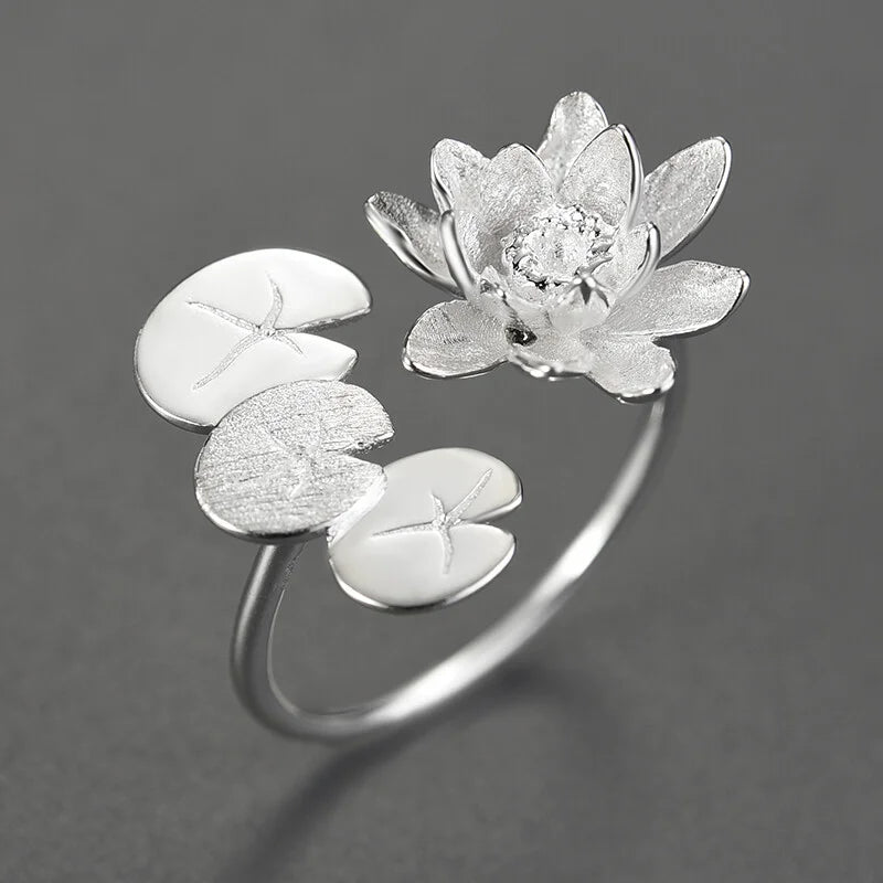 PRINCESENSE WATER LILY FLOWER RING