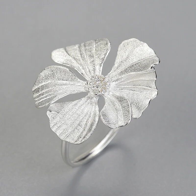 PRINCESENSE LARGE PEONY FLOWER RING