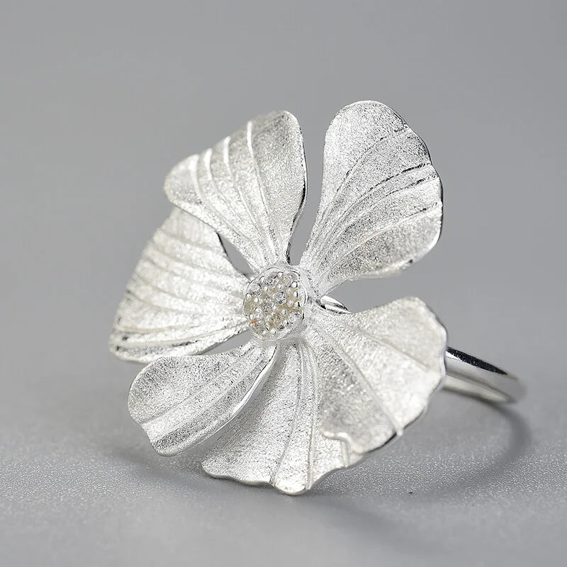 PRINCESENSE LARGE PEONY FLOWER RING