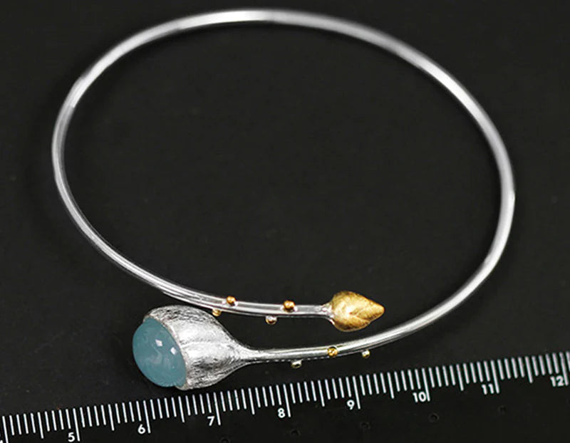 PRINCESENSE LOTUS BUD BANGLE